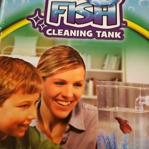 A fish tank. Kids